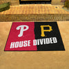 MLB House Divided - Pirates / Phillies House Divided Rug