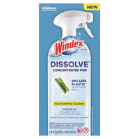 Windex Dissolve Fresh Scent Concentrated Multi-Surface Cleaner Liquid 26 oz (Pack of 4)