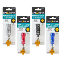 Life Gear Glow 8 lumens Assorted LED Flashlight LR41 Battery (Pack of 12)