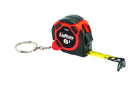 Lufkin 6 ft. L x 0.5 in. W Mini Hi-Viz Key Chain Tape Measure Multicolored 1 pk (Pack of 25)