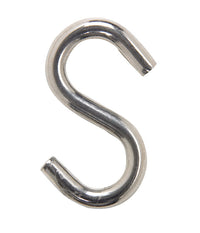 Hampton Medium Silver Steel 1.4375 in. L S-Hook 40 lb. 1 pk (Pack of 20)