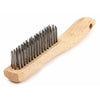 Forney 9.5 in. L X 10.25 in. W Scratch Brush Wood 1 pc