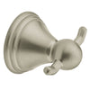 Moen Preston 2.25 in. H X 2.5 in. W X 2.375 in. L Brushed Nickel Robe Hook