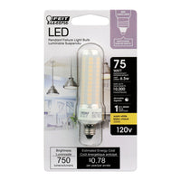 Feit LED Specialty Tube E11 LED Bulb Warm White 75 Watt Equivalence 1 pk