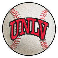 University of Nevada, Las Vegas (UNLV) Baseball Rug - 27in. Diameter