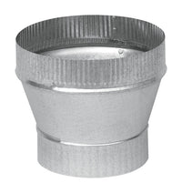 Imperial 5 in. D X 6 in. D Galvanized Steel Furnace Pipe Reducer