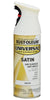 Rust-Oleum Universal Paint & Primer in One Satin White Spray Paint 12 oz. (Pack of 6)