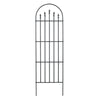 Panacea 80 in. H Black Steel Trellis