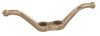 Campbell Chain Brass Brass Rope Cleat 2-1/2 in. L