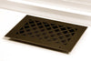 Steelcrest Designer 10 X 6 Wall /Ceiling Oil-Rubbed Bronze Return Vent Cover With Face Mounting Screw Holes No Damper