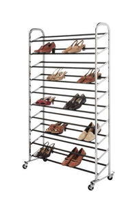 Whitmor Supreme 59-1/2 in. H X 36-1/2 in. W X 14-11/16 in. L Metal Shoe Shelves