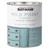 Rust-Oleum Matte Highland Blue Water-Based Acrylic Milk Paint 1 qt (Pack of 2).