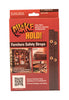 Quake Hold Nylon Self Adhesive Furniture Strap Brown Assorted 1 in. W X 15 in. L 1 pk