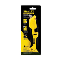 Stanley Fatmax 1 in. Sliding Safety Knife Black/Yellow 1 pc