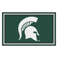 Michigan State University 4ft. x 6ft. Plush Area Rug