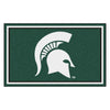 Michigan State University 4ft. x 6ft. Plush Area Rug