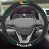 University of Miami Embroidered Steering Wheel Cover