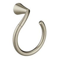 BRUSHED NICKEL TOWEL RING