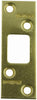 Kwikset 7.2 in. H X 0.6 in. L Polished Brass Gold Metal Deadbolt Strike