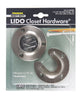 Lido 1-5/16 in. D Brushed Steel Closet Flange Set