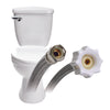 Fluidmaster 3/8 in. Ballcock X 7/8 in. D Ballcock 12 in. Braided Stainless Steel Toilet Supply Line