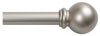 Kenney Brass Champagne Silver Curtain Rod 28 in. L X 48 in. L