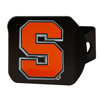 Syracuse University Black Metal Hitch Cover - 3D Color Emblem