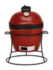 Kamado Joe 13.5 in. Joe Jr. Charcoal Kamado Grill and Smoker Red