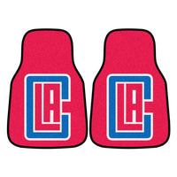 NBA - Los Angeles Clippers Carpet Car Mat Set - 2 Pieces