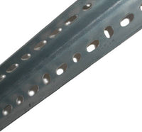 SteelWorks 0.048 in. X 1-1/4 in. W X 48 in. L Zinc Plated Steel Slotted Angle