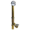 Keeney 1-1/2 in. D Chrome Brass Triplever Bath Drain