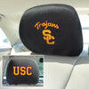 University of Southern California Embroidered Head Rest Cover Set - 2 Pieces