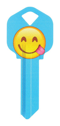 Hillman Wackey Emoji House/Office Universal Key Blank Single (Pack of 6).