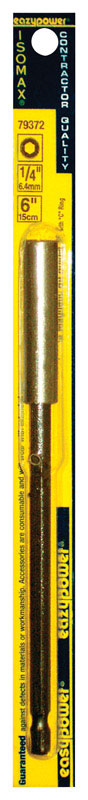 Eazypower Isomax 6 in. Steel Hex Extension 1/4 in. Hex Shank 1 pc