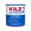 KILZ White Flat Water-Based Acrylic Stain Blocking Primer 1 qt