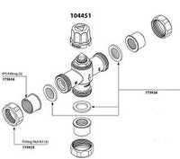 1/2" FIP or 3/8" compression