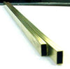 K&S 1/4 in. W X 12 in. L Rectangular Brass Tube 1 pk