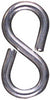 National Hardware Zinc-Plated Silver Steel 1-1/8 in. L Closed S-Hook 15 lb 6 pk