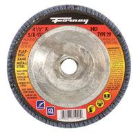 Forney 4-1/2 in. D X 5/8 in. Zirconia Aluminum Oxide Flap Disc 40 Grit 1 pc