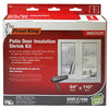 Frost King Clear Shrink Indoor Patio Door Insulator Kit 84 in. W X 110 in. L