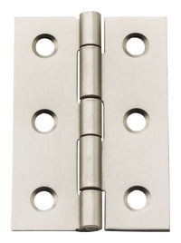 National Hardware 2 in. L Satin Nickel Door Hinge 1 pk