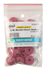 Danco 3/8 in. D Rubber Washer 20 pk