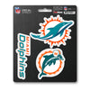 NFL - Miami Dolphins 3 Piece Decal Sticker Set