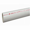 Charlotte Pipe Schedule 40 PVC Solid Pipe 1-1/2 in. D X 2 ft. L Plain End 330 psi