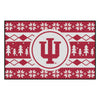 Indiana University Holiday Sweater Rug - 19in. x 30in.