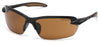 Carhartt Spokane Half Frame Safety Glasses Bronze Lens Black/Tan Frame 1 pc