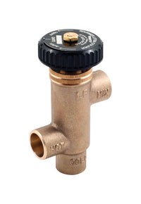 Watts 1/2 in. Sweat in. X 1/2 in. Sweat Brass Tempering Valve