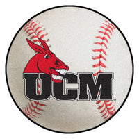 University of Central Missouri Baseball Rug - 27in. Diameter