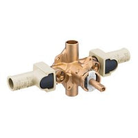 Includes bulk pack Posi-Temp(R) 1/2" CPVC cpvc inlets/cc outlets connection pressure balancing