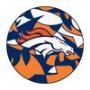 NFL - Denver Broncos XFIT Roundel Rug - 27in. Diameter